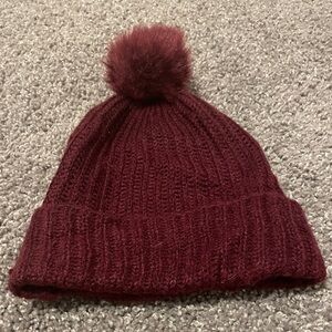 Old Navy burgundy winter hat